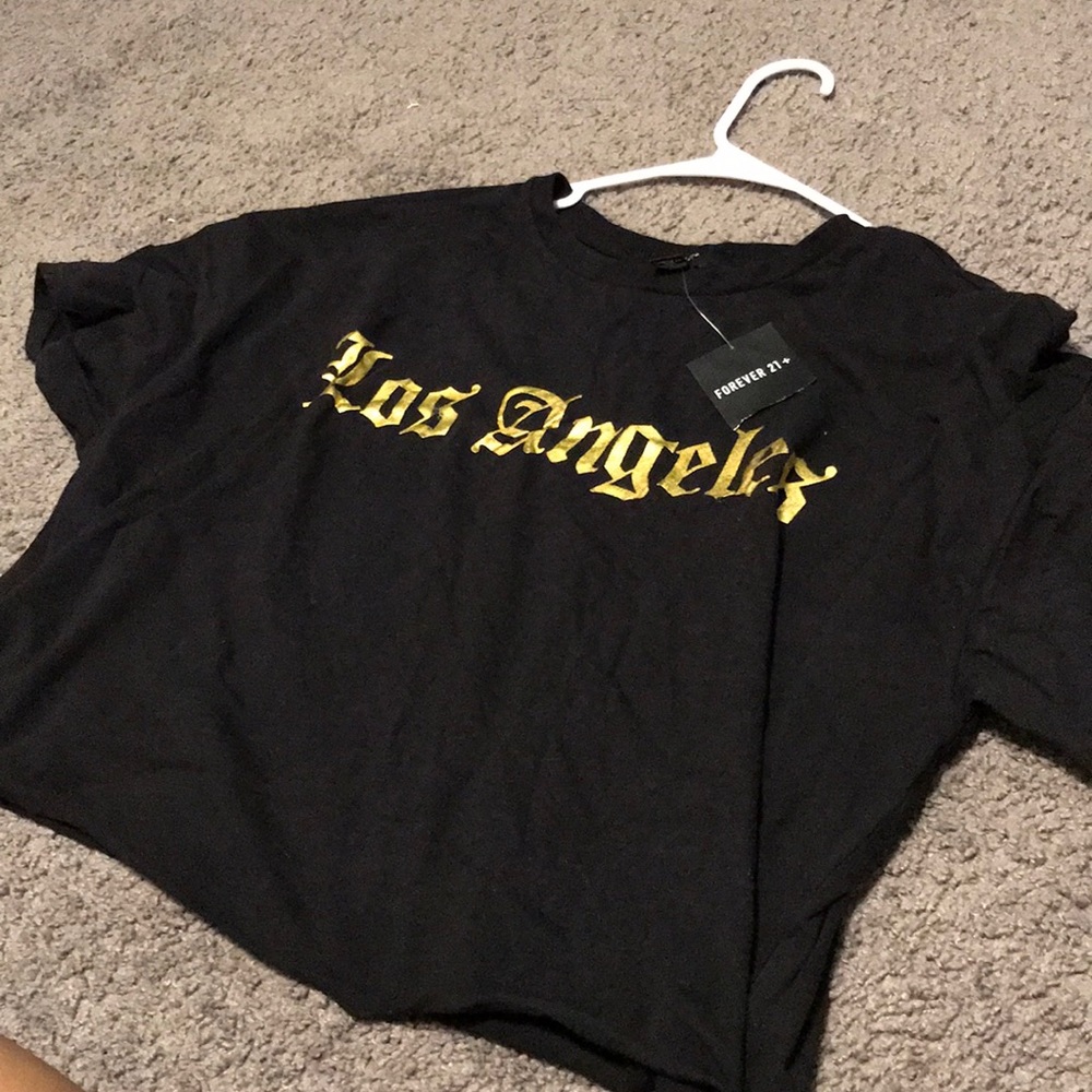 Black Los Angeles top